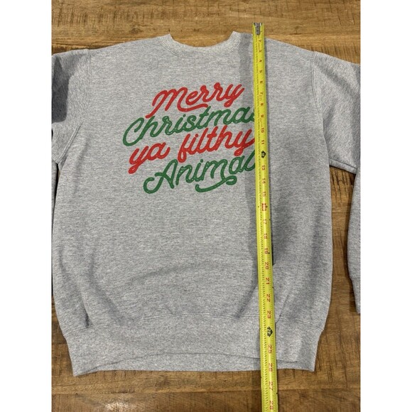 Merry Christmas Ya Filthy Animal Unisex Crewneck Sweatshirt - Picture 4 of 8